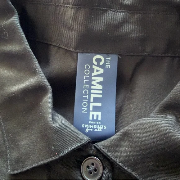 Swimsuits for All Wmn’s M Camille Kostek The‎ Perfect Shirt Cover Up Swim Beach - Picture 4 of 11